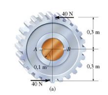Engrenagem com binário